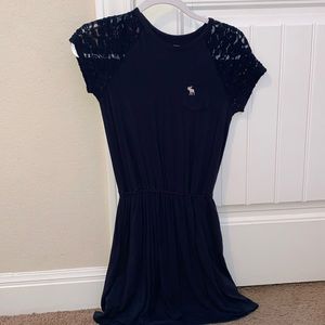 Abercrombie Kids navy blue girls dress